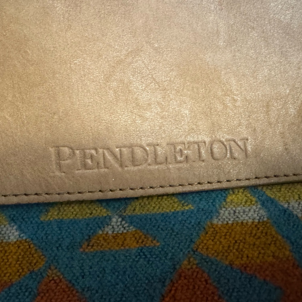 Pendleton Beige Leather Accessory - image 1
